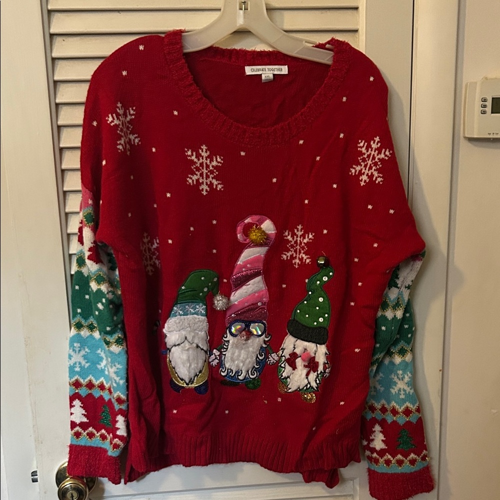 Gnome Christmas holiday sweater